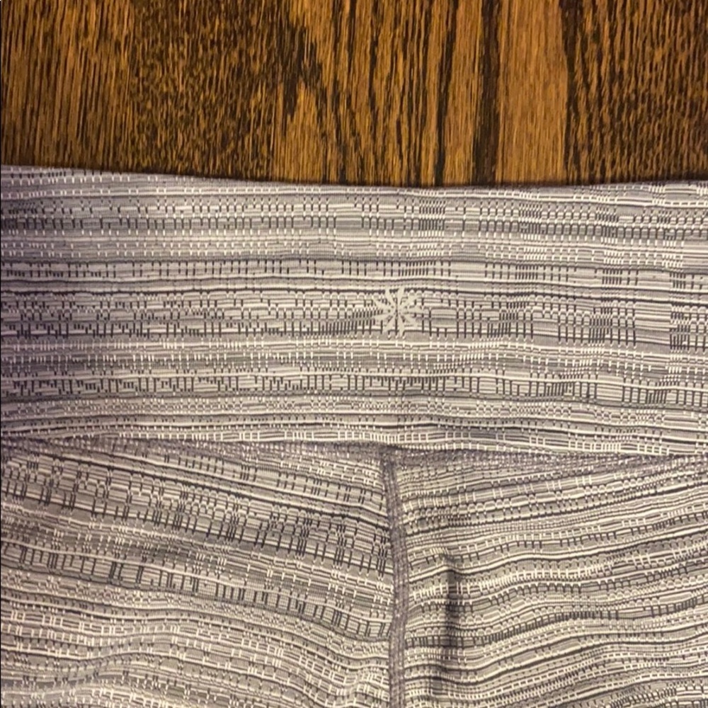Athleta Gray & White Leggings - Picture 7 of 7